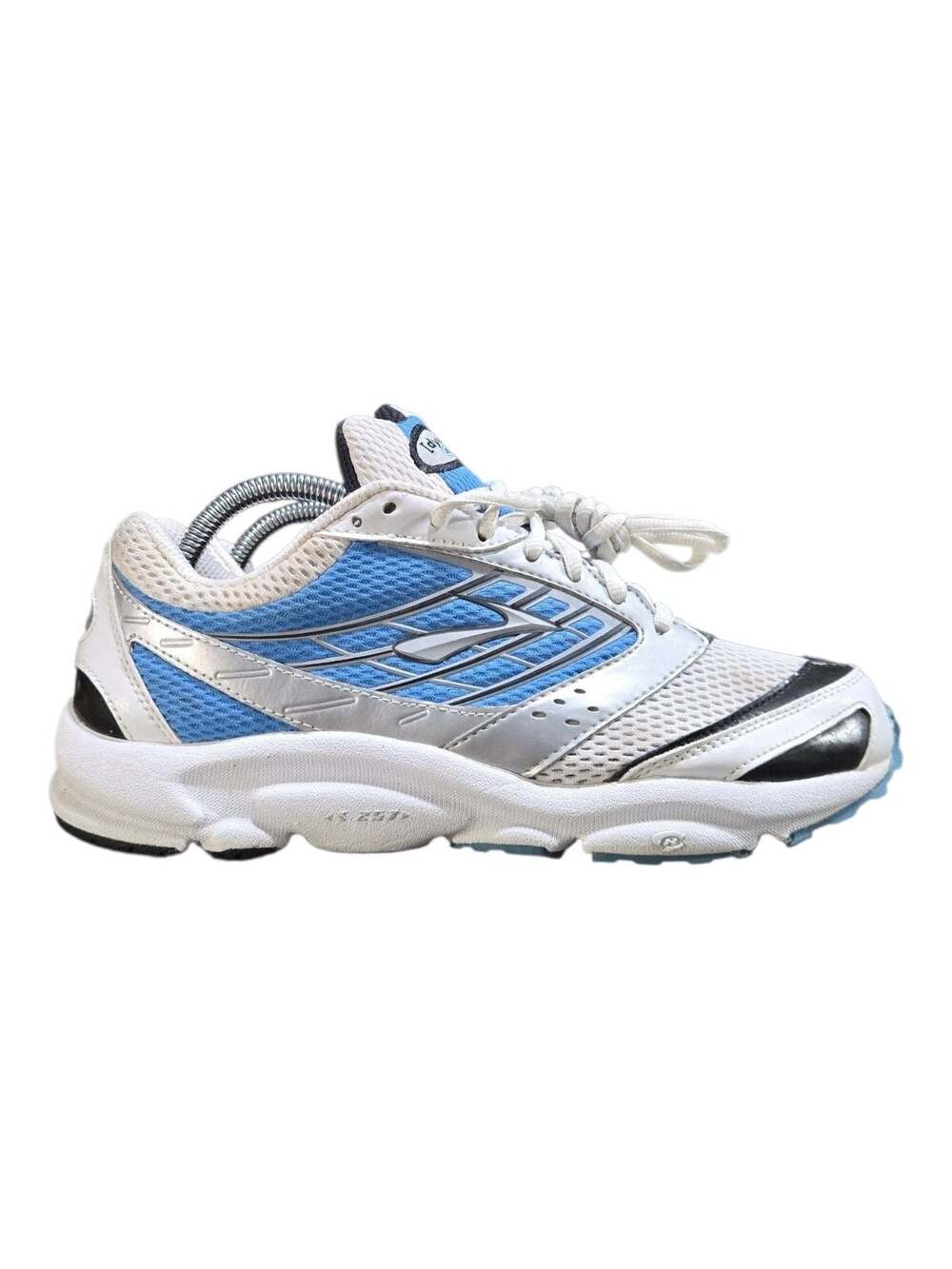 Brooks Dyad 4 Running Shoes White Blue Women's Size 9.5 View 3